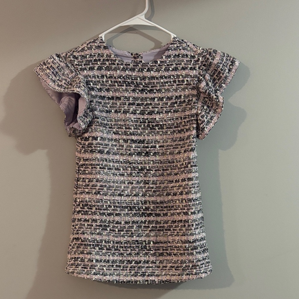 Janie and Jack Multicolor Tweed Dress